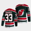 New Jersey Devils Ryan Graves Alternate Black Jersey