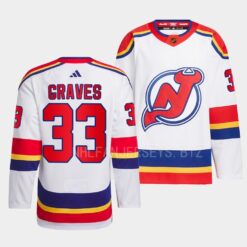 New Jersey Devils Ryan Graves Reverse White Jersey