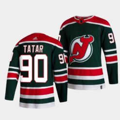 New Jersey Devils Tomas Tatar Reverse Special Edition Green Jersey