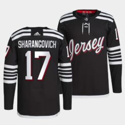 New Jersey Devils Yegor Sharangovich Alternate Black Jersey