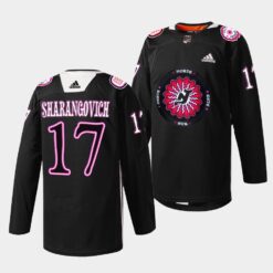 New Jersey Devils Yegor Sharangovich Hispanic Heritage Night Black Jersey
