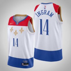 New Orleans Pelicans Brandon Ingram 2021 City White Jersey
