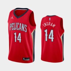 New Orleans Pelicans Brandon Ingram 2021 Red Statement Jersey