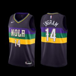 New Orleans Pelicans Brandon Ingram 2022-23 City Edition Jersey Purple