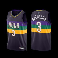 New Orleans Pelicans C.J. McCollum 2022-23 City Edition Jersey Purple