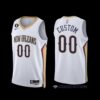 New Orleans Pelicans Custom 2022-23 Icon Edition NO.6 Patch Jersey Navy