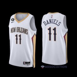 New Orleans Pelicans Dyson Daniels 2022-23 White Association Edition Jersey