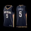 New Orleans Pelicans Garrett Temple 2022-23 White Association Edition Jersey
