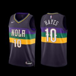 New Orleans Pelicans Jaxson Hayes 2022-23 City Edition Jersey Purple