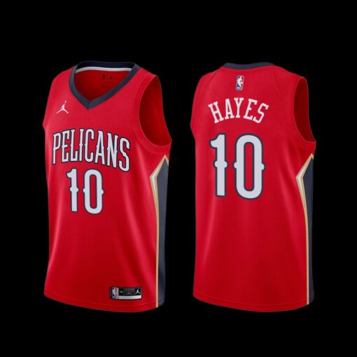 New Orleans Pelicans Jaxson Hayes 2022-23 Statement Edition Jersey Red