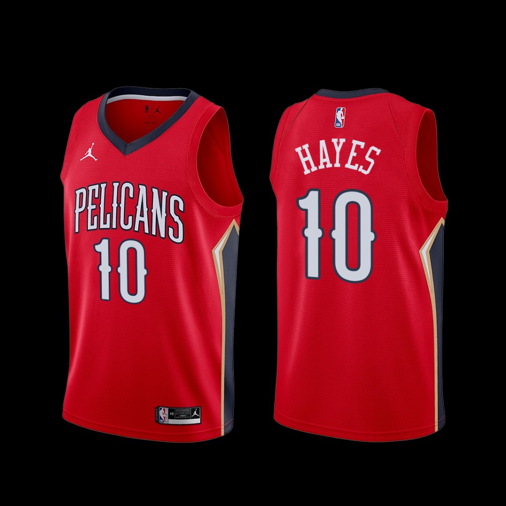 New Orleans Pelicans Jaxson Hayes 2022-23 Statement Edition Jersey Red New Orleans Pelicans Jaxson Hayes 2022-23 Statement Edition Jersey Red