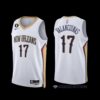 New Orleans Pelicans Jonas Valanciunas 2022-23 Statement Edition Jersey Red