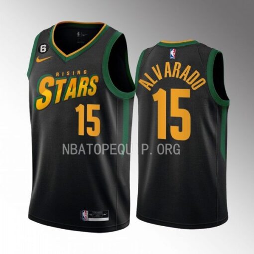 New Orleans Pelicans Jose Alvarado 2023 NBA Rising Stars Black Jersey