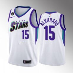 New Orleans Pelicans Jose Alvarado 2023 NBA Rising Stars White Jersey