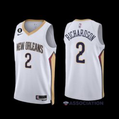 New Orleans Pelicans Josh Richardson 2022-23 Association Edition Jersey White