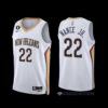 New Orleans Pelicans Larry Nance Jr. 2022-23 Icon Edition NO.6 Patch Jersey Navy