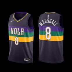 New Orleans Pelicans Naji Marshall 2022-23 City Edition Jersey Purple