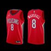 New Orleans Pelicans Naji Marshall 2022-23 Icon Edition NO.6 Patch Jersey Navy