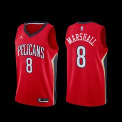 New Orleans Pelicans Naji Marshall 2022-23 Statement Edition Jersey Red