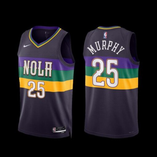 New Orleans Pelicans Trey Murphy III 2022-23 City Edition Jersey Purple