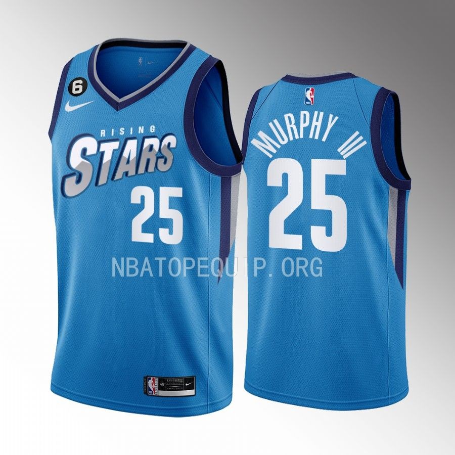 New Orleans Pelicans Trey Murphy III 2023 NBA Rising Stars Blue Jersey New Orleans Pelicans Trey Murphy III 2023 NBA Rising Stars Blue Jersey