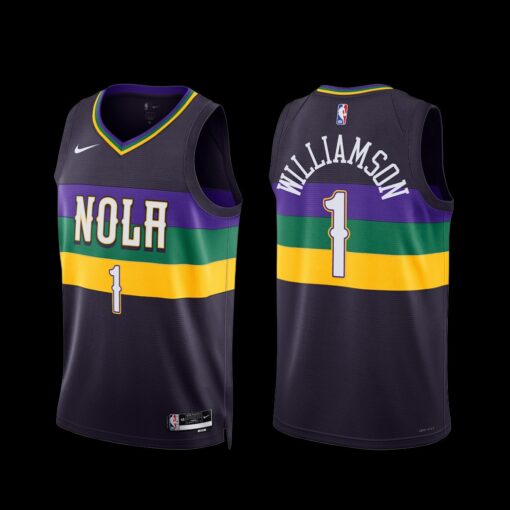 New Orleans Pelicans Zion Williamson 2022-23 City Edition Jersey White