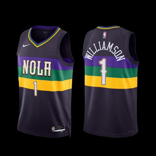 New Orleans Pelicans Zion Williamson 2022-23 City Edition Jersey White New Orleans Pelicans Zion Williamson 2022-23 City Edition Jersey White