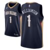 New Orleans Pelicans Zion Williamson White Earned Jersey