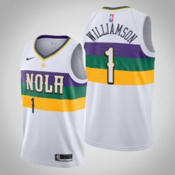 New Orleans Pelicans Zion Williamson White City Jersey