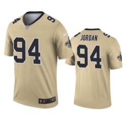 New Orleans Saints Cameron Jordan Gold Inverted Limited Jersey