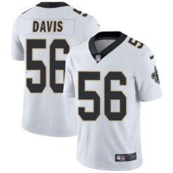 New Orleans Saints Demario Davis White Limited Jersey