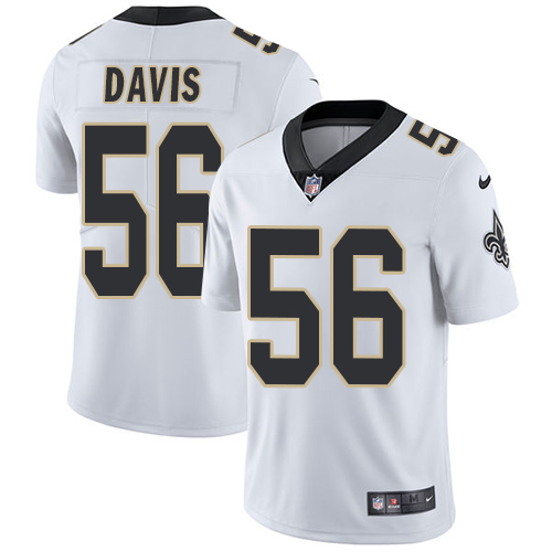 New Orleans Saints Demario Davis White Limited Jersey New Orleans Saints Demario Davis White Limited Jersey