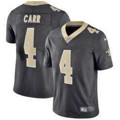 New Orleans Saints Derek Carr Black Limited Jersey