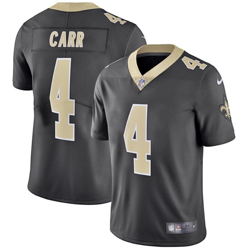 New Orleans Saints Derek Carr Black Limited Jersey New Orleans Saints Derek Carr Black Limited Jersey