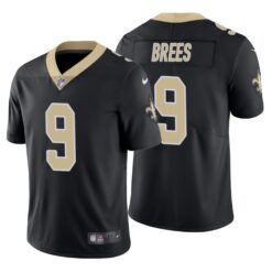 New Orleans Saints Drew Brees Black Limited Jersey