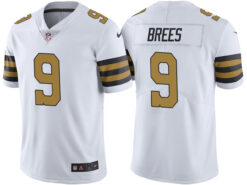 New Orleans Saints Drew Brees White Color Rush Limited Jersey
