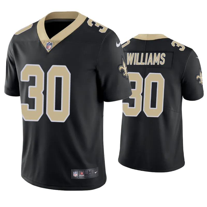 New Orleans Saints Jamaal Williams Black Limited Jersey New Orleans Saints Jamaal Williams Black Limited Jersey