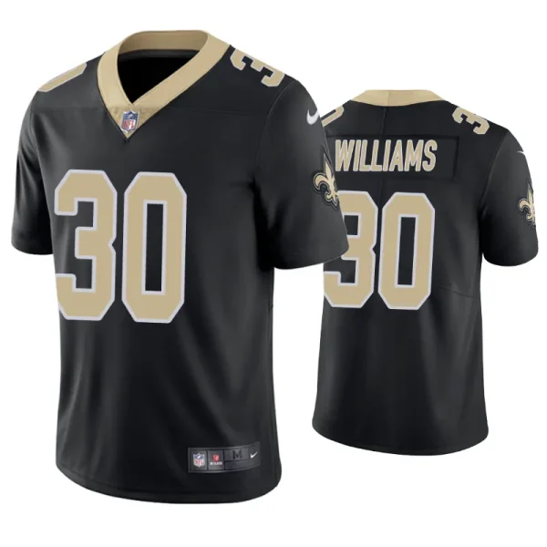 New Orleans Saints Jamaal Williams Black Limited Jersey New Orleans Saints Jamaal Williams Black Limited Jersey