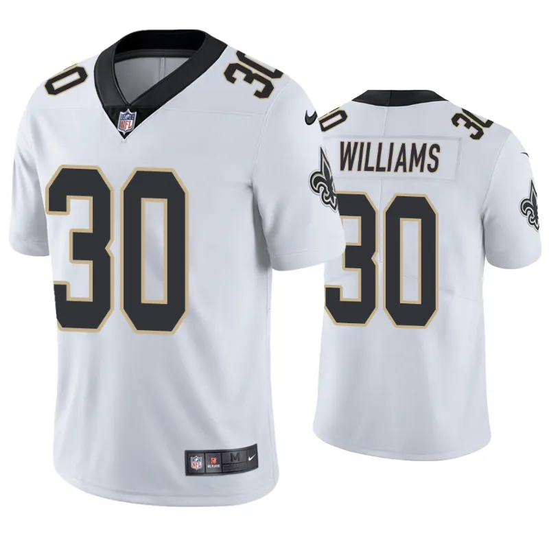 New Orleans Saints Jamaal Williams White Limited Jersey New Orleans Saints Jamaal Williams White Limited Jersey
