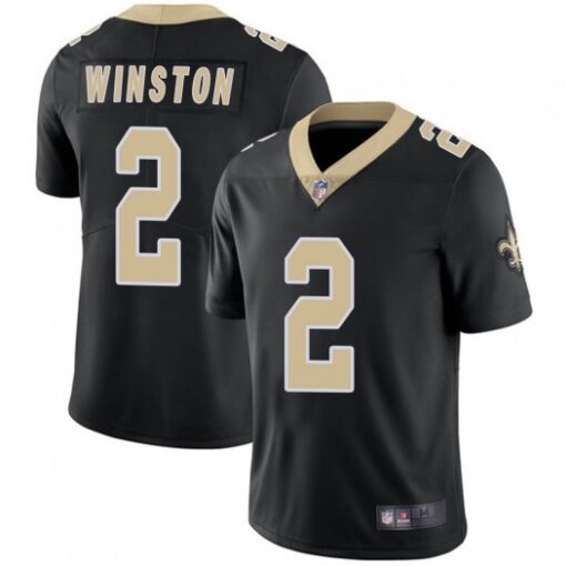 New Orleans Saints Jameis Winston Black Limited Jersey
