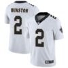 New Orleans Saints Jameis Winston White Color Rush Limited Jersey
