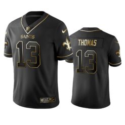 New Orleans Saints Michael Thomas Black Golden Limited Jersey