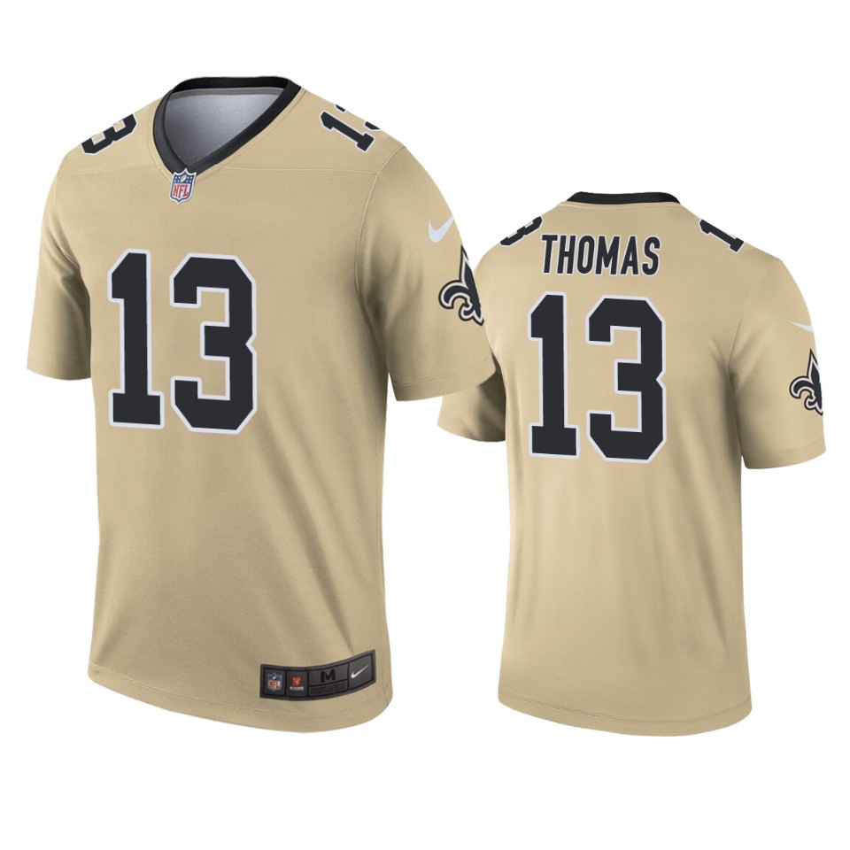 New Orleans Saints Michael Thomas Gold Inverted Limited Jersey New Orleans Saints Michael Thomas Gold Inverted Limited Jersey