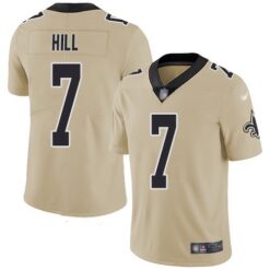 New Orleans Saints Taysom Hill Gold Inverted Limited Jersey