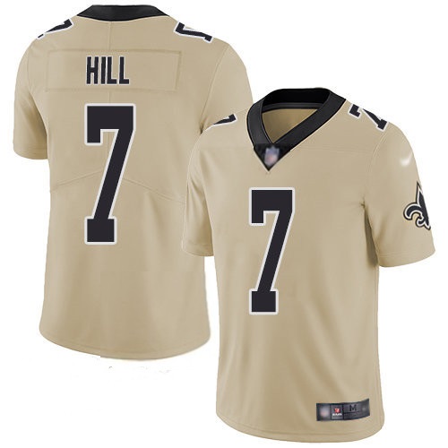 New Orleans Saints Taysom Hill Gold Inverted Limited Jersey New Orleans Saints Taysom Hill Gold Inverted Limited Jersey