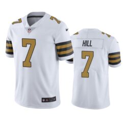 New Orleans Saints Taysom Hill White Color Rush Limited Jersey