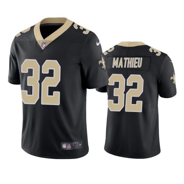 New Orleans Saints Tyrann Mathieu Black Limited Jersey New Orleans Saints Tyrann Mathieu Black Limited Jersey