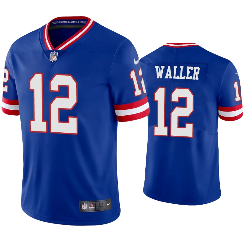 New York Giants Darren Waller Classic Royal Throwback Limited Jersey New York Giants Darren Waller Classic Royal Throwback Limited Jersey