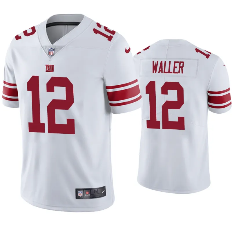 New York Giants Darren Waller Classic White Limited Jersey New York Giants Darren Waller Classic White Limited Jersey