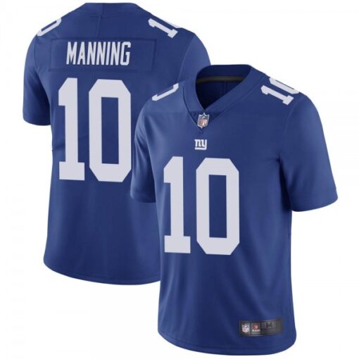 New York Giants Eli Manning Royal Limited Jersey